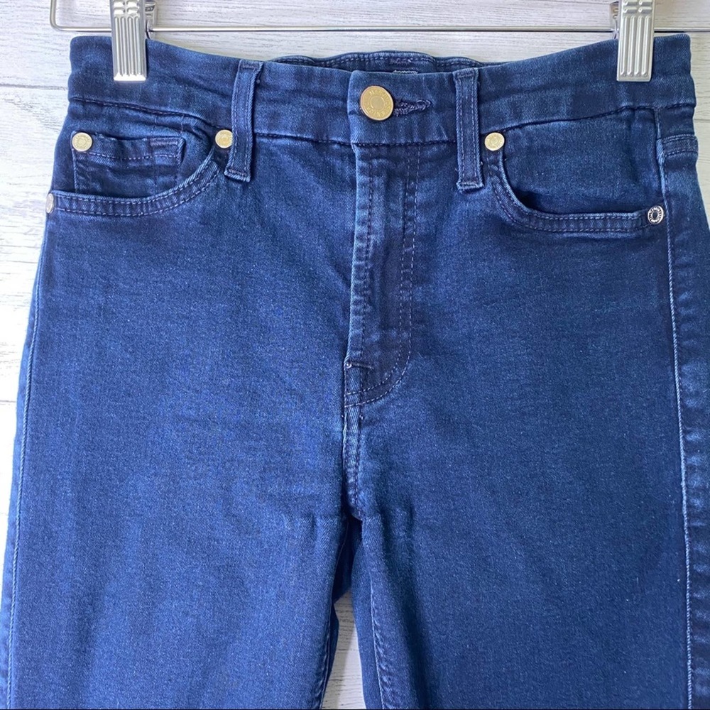 7 for all mankind mid rise skinny ankle jeans - Picture 2 of 6